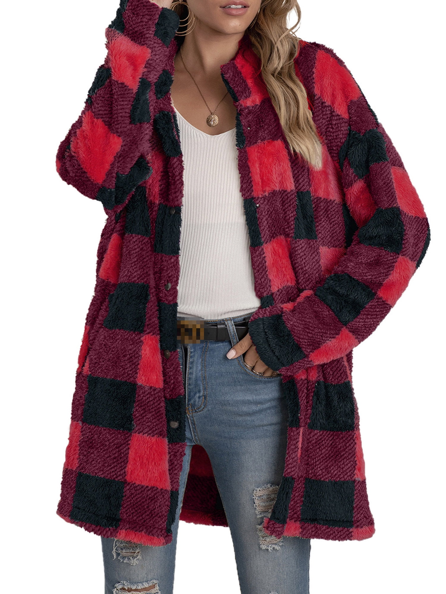 walmart fuzzy cardigan