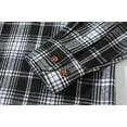 thumbnail image 6 of SSLR Flannel Shirt for Men Long Sleeve Button Down Shirt Plaid Casual Jacket, 6 of 6