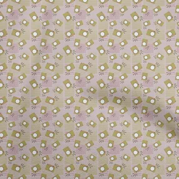 oneOone Cotton Poplin Red Fabric Travel Sewing Craft Projects Fabric Prints By Yard 56 Inch Wide