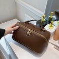 thumbnail image 3 of Bolsa de cosméticos de viaje, bolsa de maquillaje portátil, bolsa de cosméticos de cuero PU para mujer, pequeña bolsa de cosméticos de viaje multifuncional, bolsa de maquillaje para mujer, 3 of 6