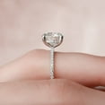 thumbnail image 6 of Silvago Jewel White Gold Over 14k Silver Diamond Ring - Brilliant 1.9 Ct Round Cut Diamond Ring - Halo Diamond Rings for Women's - Eternity Diamond Rings for Women's - Solitaire with Accent Rings, 6 of 13