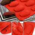 thumbnail image 3 of Silicone Madeleine Mold Silicone Cake Mold Shaped Mini Fluted Muffins High Temperature Resistance, 3 of 3