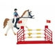 thumbnail image 4 of 3 piezas de juguetes de caballo con figuras de jinete y vallas, juego de juguetes de jinete y caballo para Hombres Jinete, 4 of 9