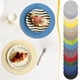 thumbnail image 2 of Apmemiss Clearance 12.6 Inches Woven Placemats, Thick Heat Insulation Mats, Household Table Mats, Coasters, Bowl Mats, Placemats, 2 of 2