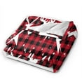thumbnail image 2 of Kll Fleece Blanket Plush Throw Blanket Christmas Buffalo Plaid,Soft Fuzzy Cozy Flannel Blanket For Couch Sofa Bed.(80"X60"), 2 of 9