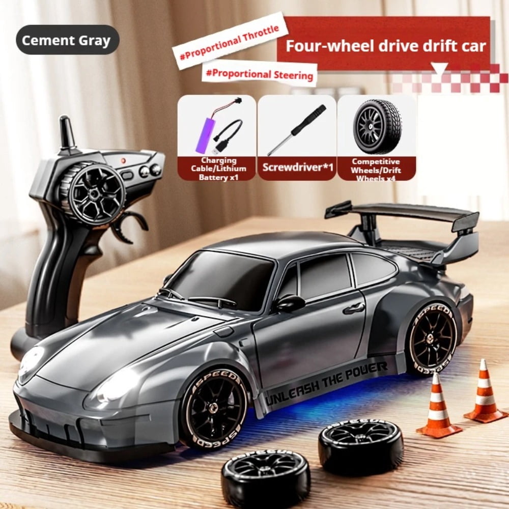ATJIA RC Drift Car 1:24 Scale Remote Control Car 2.4GHz 4WD 20KM/H High Speed RC Cars with LED Light