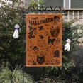 thumbnail image 4 of TiniDecor Vintage Halloween Garden Flag – 36”x60” Long Live Halloween Yard Banner, Orange Spooky Decor, 4 of 5