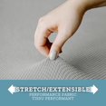 thumbnail image 4 of SmartFit Pixel Soft Stretch Loveseat Slipcover, 1-Piece, Gray, 4 of 9