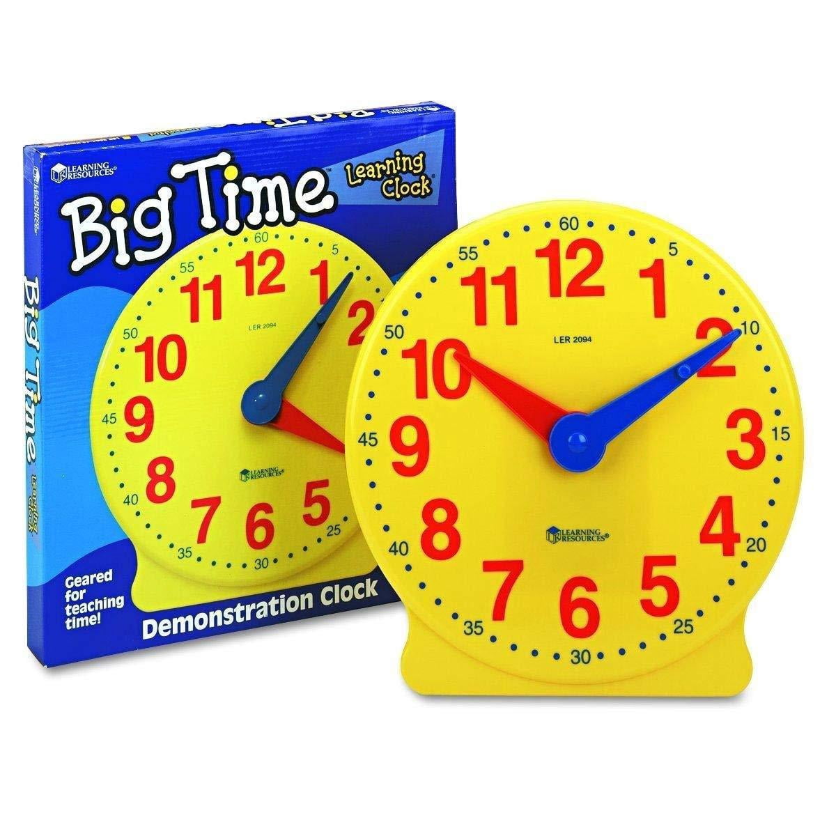 Learning Resources Big Time Learning Clock Analog Clock Homeschool