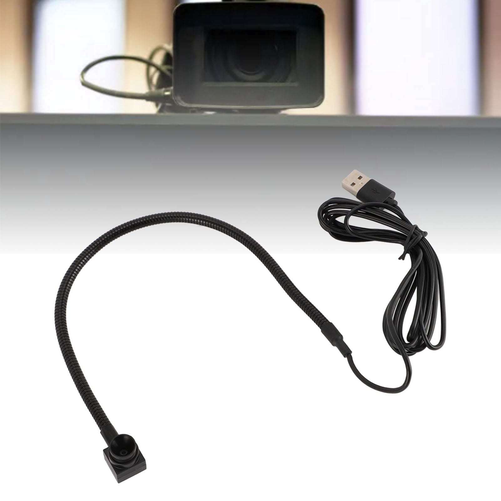 Center Webcam, Adjustable Built in Microphone USB Middle Screen Webcam Autofocus FHD 2MP  for Laptop
