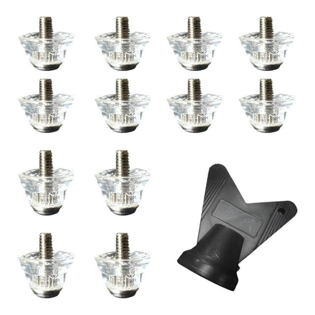12x Boot Boot Studs Spikes de zapatillas de fútbol Afierro sin resbalón 5 mm de diámetro con llave de 13 mm 16 mm para entrenamiento en interiores al