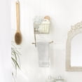 thumbnail image 3 of DII Rustic Farmhouse Bathroom Decor, Metal Storage, Toilet Paper Holder, Gold, 3 of 3