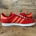 thumbnail image 4 of Adi-das Gazelle Mens Size 13 Red Canvas Casual Soccer Comfort Shoe Q23106 NEW, 4 of 6
