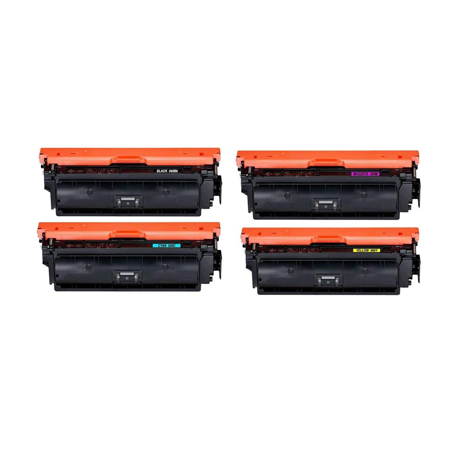 Black, Cyan, Yellow, Magenta, 4-Pack Awesometoner Compatible Toner Cartridge Replacement for Canon 040 use with ImageCLASS LBP712Cdn