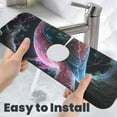 thumbnail image 6 of Sikiie Bird 3 Splash Guard for Sink Faucet-1 PC Super Absorbent Fast Drying Mat Sink Gadgets-Splash Guard for Kitchen, Sink Mat, 6 of 7