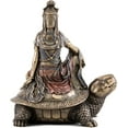 Water And Moon Quan Yin's Journey On Sea Turtle Statue Kwan Yin