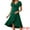 Deep Green, variant on DARING DIVA Women's Semi Formal Wrap V Neck Ruffle Maternity Dress S Grey Green
