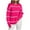 Hot Pink, variant on WRKEKC Women's Heart Print Knit Pullover Sweater Casual Crew Neck Long Sleeve Valentine Fall Tops Cozy Womens Sweater Romantic