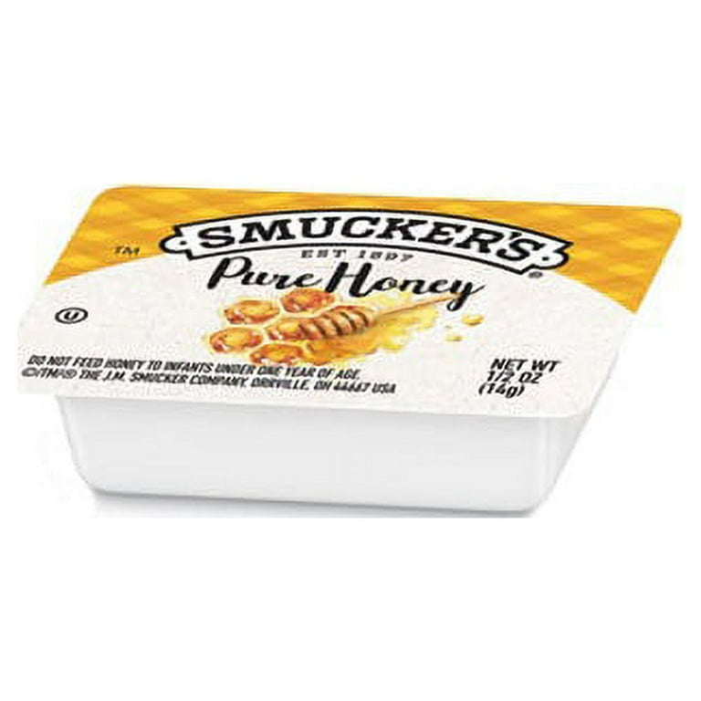 Smucker's Honey, Single Serving Packs,0.5 oz, 200/Carton Smucker's Honey, Single Serving Packs,0.5 oz, 200/Carton