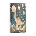 thumbnail image 2 of Yayeee Blank Wall Plate Cover 1-Gang 4.5"x2.7" Home Unused Decorative Outlet, Dinosaur at Night, 2 of 7