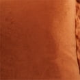 thumbnail image 3 of MICHAEL AMINI Conner 15x24" Velvet Accent Pillow in Paprika Orange Set of 2, 3 of 3