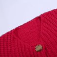 thumbnail image 6 of TYGHBN Women's Sleeveless Solid Color Pocket Button Knit Cardigan Vest Style Short Outerwear for Spring and Summer Long Open Cardigan Sweater Patterned Sweaters for Women Womens Cardigan plus down, 6 of 7