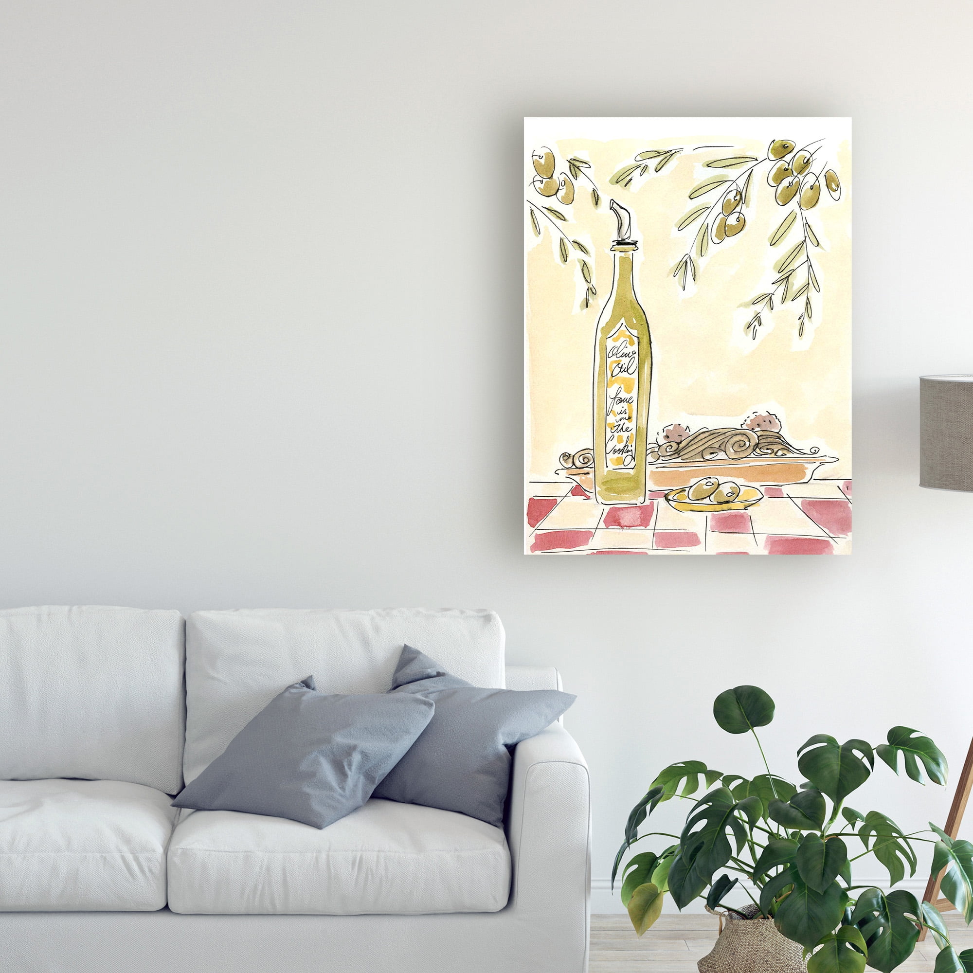 Trademark Fine Art Still Life Canvas Art ' Olio Della Cucina Ii ' by Alan Paul