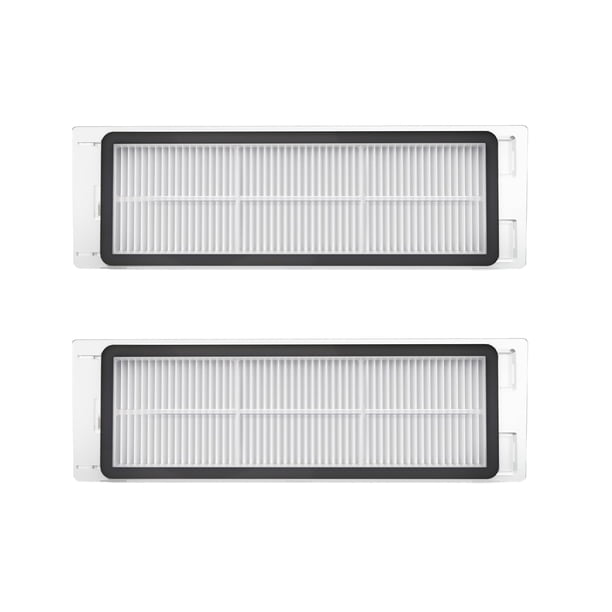 Roborock - Paquete de 2 filtros lavables para aspiradoras robot C1, E2, E3, E4, E5, S4, S5, S5 Max, S6, S6 Pure, S6 MaxV y Q5, filtros de alta eficiencia