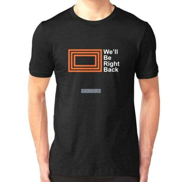 Camiseta de verano para hombre The Eric Andre Show - We'll Be Right Back, camiseta de algodón para hombre