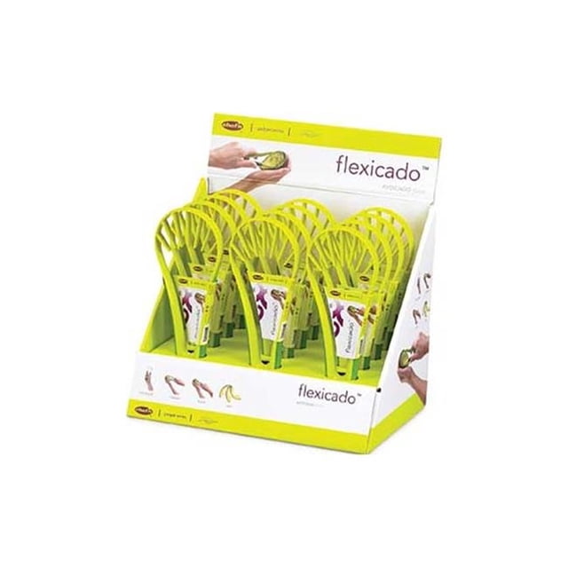 Chefn 6435267 Flexicado Trancheuse d'Avocat Vert 2.75 x 8 Po - Lot de 12