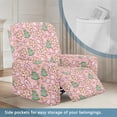 thumbnail image 3 of FOR U DESIGNS Gingerbread Man Christmas Tree Pattern Recliner Chair Covers with Arms, Wear-Resistan Recliner Armchair Covers Polyester Reclining Slipcovers Christmas Decor with Elastic Bottom, 3 of 8