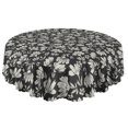 thumbnail image 5 of Round Tablecloth Spring Summer Table Cover flower 60 x 60 Inch Round for Party Dinner Picnic, 5 of 5