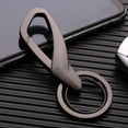 thumbnail image 4 of Advancent Llavero de Metal para hombre con cinturón, reemplazo portátil, elegante, antióxido, tienda anticorrosiva, colgante de llavero para Artesanía Negro, 4 of 6