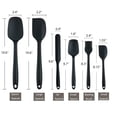 thumbnail image 3 of Juego de 6 Espátulas de Silicona, Espátula de Goma de Grado Alimenticio, Juego de Espátulas para Utensilios de Cocina, Mango Fuerte con Agarre Ergonómico, Resistente Al Calor hasta 600°F para Utensil, 3 of 8