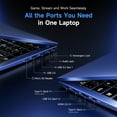 thumbnail image 5 of NIMO 15.6" IPS FHD Gaming-Laptop, AMD 8 Cores Ryzen 7 7735HS 32GB DDR5 RAM 1TB SSD (Up to 4.75GHz) Computer Radeon 680M 100W Type-C Backlit Keyboard Fingerprint Blue, 5 of 5