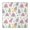 Pastel Princess Castle-1, variant on Pastel Princess Unicorn Pattern Square Fitted Tablecloth with Elastic Edge,Square Table Cover,Washable Elastic Table Cover for Home Kitchen Party Decor 34"x34"