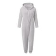thumbnail image 6 of Kids Fleece Zip Up Hooded Jumpsuit Winter Costume for Girls, 6 of 7