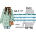 thumbnail image 6 of MOSHU Oversized Sweaters for Women Cable Knit Chunky Pullover Sweater, 6 of 10