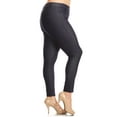 thumbnail image 2 of Women's Stretchy Slim Jeggings with 5 Pockets Cotton Blend, Navy 2X-Large, 2 of 3