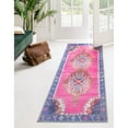 thumbnail image 3 of Traditional Rine Collection Area Rug 2'6"x14' - Fuchsia, 3 of 5