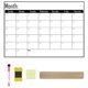 thumbnail image 1 of Calendario magnético de borrado en seco - Calendario vertical para refrigerador - Calendario mensual para refrigerador Pizarra blanca, 1 of 5