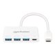 thumbnail image 4 of Hub USB-C Manhattan 168434 3 Puertos Carga 100W, 4 of 6