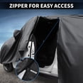 thumbnail image 6 of Unique Bargains 210D-PU Car Cover Black for Black ford Transit 198.82"x78.74"x68.90", 6 of 7