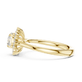thumbnail image 4 of Zuwelria Certified Moissanite Promise Rings for Her | 1.25 Ct Latest Round Shape Moissanite Diamond Engagement Ring for Women | Halo Rings | 18K Yellow Gold Plated Silver Size 9, 4 of 8