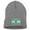 Heather Grey, variant on Top Headwear Argentina Beanie - Men's Womens Long Winter Cuff Beanie Cap, Black