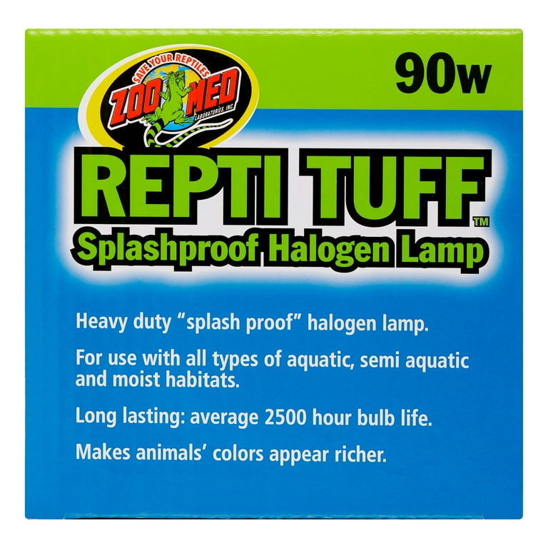 Zoo Med Repti Tuff Splashproof Halogen Lamp, 90 Watt - Walmart.com