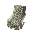 thumbnail image 3 of Autumn Soft Flannel Fleece Throw Blanket, Repetitive Oak Leaves Fall Season Simplistic Pattern Along Realistic Colors, Cozy Plush for Indoor and Outdoor Use, 60" x 80", Fawn Green Brown, by Ambesonne, 3 of 5