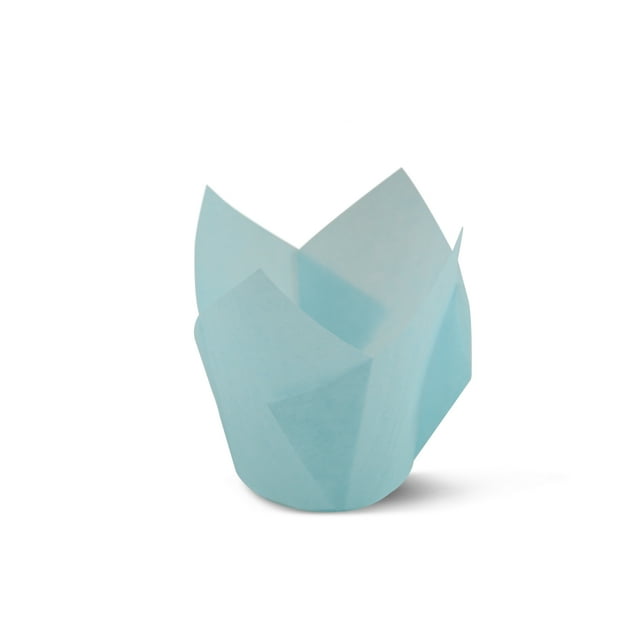 SimpleGood Blue Tulip Baking Cups Cupcake Liners Muffin Liners Greaseproof Paper 1000