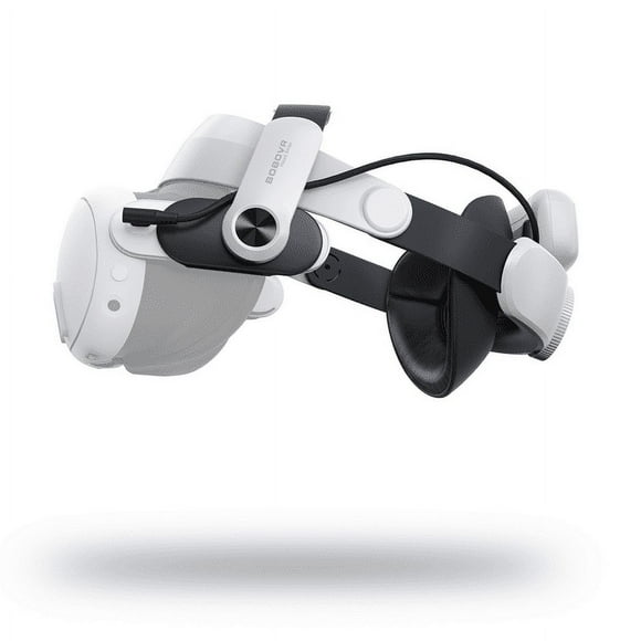 BOBOVR M3 PRO Comfort Battery Head Strap Compatible with Meta Quest 3/Quest 3s Replacement of Elite Strap Enhanced Playtime and Support