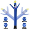 thumbnail image 4 of Inflatable Tube Man Wacky Wavy Dancing Guy  for Outdoor Decoration Advertising Business Promotion -Blue (Blower Not Included), 4 of 8